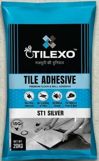 SHRI TILEXO ST1 Silver 20 kg tile adhesive bag